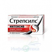 Стрепсилс Интенсив тбл д/расс 8,75мг №24 Мед/лимон