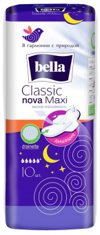 Белла Классик Нова прокладки Макси Драйнет №10