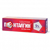 Пенталгин экстра-гель гель д/наруж прим 5% 100г