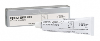 5 дней крем д/ног от пота и запаха 35г