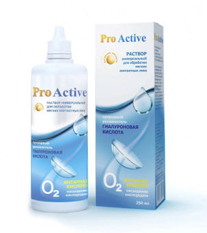 Оптимед ПроАктив Универсал р-р д/линз 250мл
