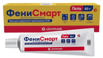 Фенисмарт гель д/наруж прим 0,1% 50г туба