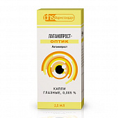 Латанопрост-Оптик капли гл 0,005% 2,5мл