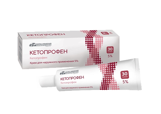 Кетопрофен крем д/наруж прим 5% 30г