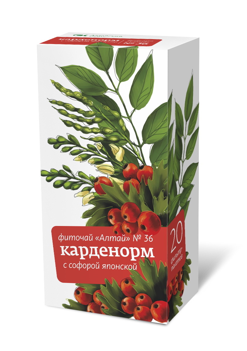 Алтай чай №36 Карденорм с софорой ф/п 2г №20
