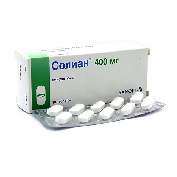Солиан тбл п/п/о 400мг №30