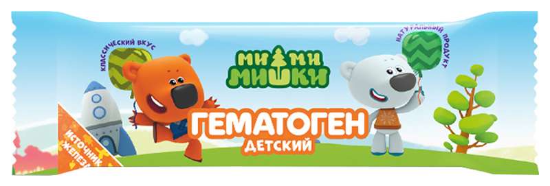 Гематоген детский Ми-ми-мишки 40г