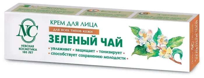 Невская косметика крем д/лица Зеленый чай 40мл