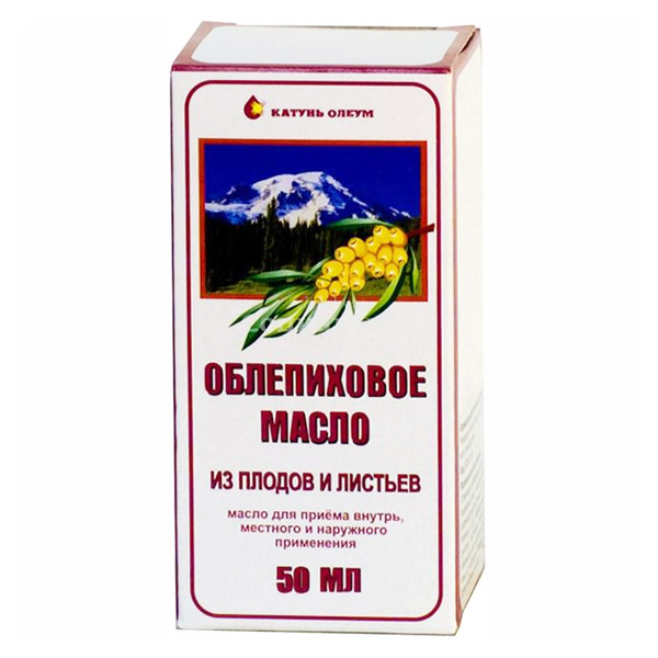 Облепиховое масло д/пр внутрь/местн/наруж прим 50мл