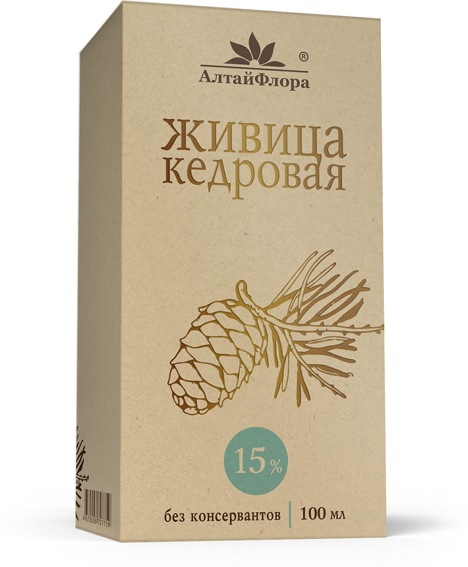 Алтайфлора Живица кедр 15% 100мл