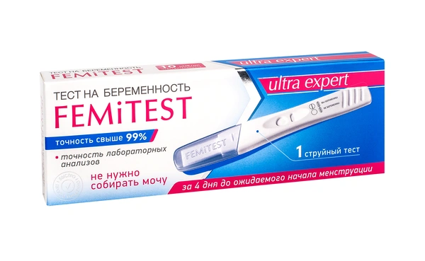 Фемитест Ультра Эксперт тест на беременность №1