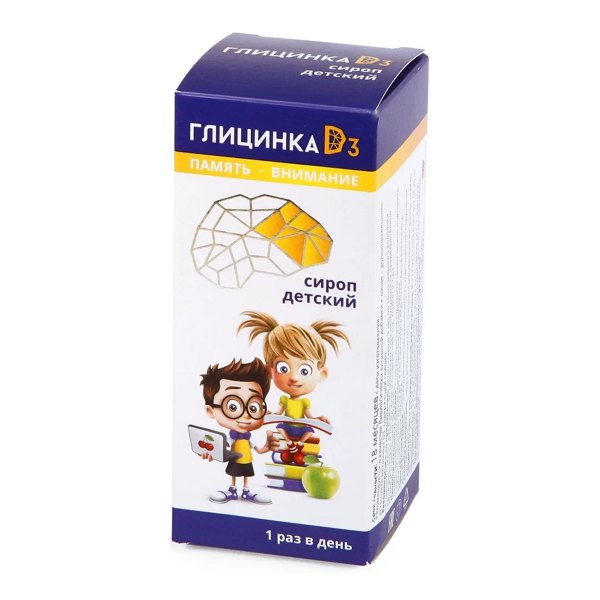 Глицинка D3 сироп детский фл. 100мл