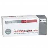 Транексамовая кислота тбл п/п/о 250мг №30 яч конт