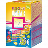 Рыбный жир Омега-3 детский мультифрукт капс №90