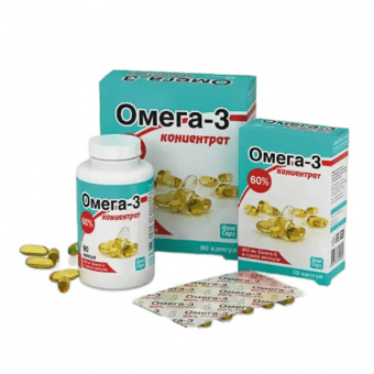 Омега-3 капс 60% 1000мг №90