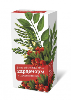 Алтай чай №36 Карденорм с софорой ф/п 2г №20