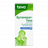 Бутамират-Тева р-р д/приема внутрь 1,5 мг/мл 200мл