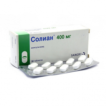 Солиан тбл п/п/о 400мг №30