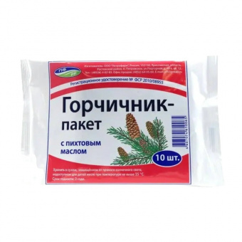 Горчичник-пакет с пихтовым маслом №10