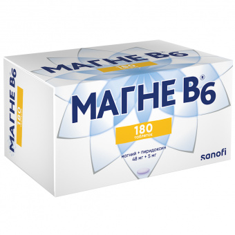 Магне B6 тбл п/о №180