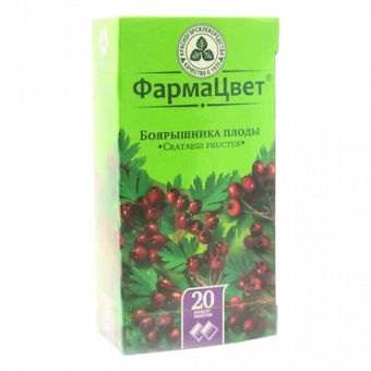 Боярышник плоды ф/п 3г №20