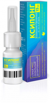Ксилонг спрей наз дозир 0,1мг+5мг/доза 15мл 100доз