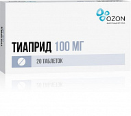 Тиаприд тбл 100мг №20