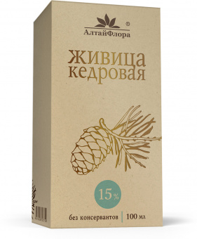 Алтайфлора Живица кедр 15% 100мл
