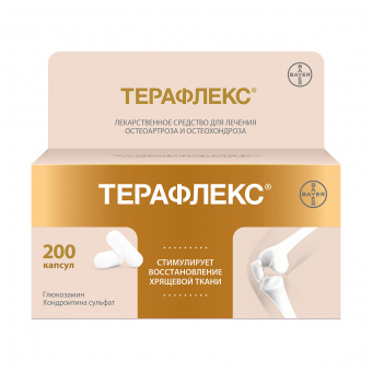 Терафлекс капс 500мг+400мг №200