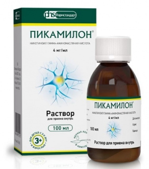 Пикамилон р-р д/внут прим 4мг/мл 100мл