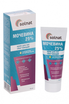 Солнат крем д/ног Мочевина 25% смягчающий 75мл