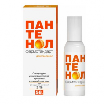 Пантенол Фармстандарт пена д/наруж прим 5% 58г