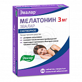Мелатонин Эвалар тбл п/п/о 3мг №20